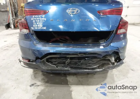 2019 Hyundai Elantra Sel z USA, uszkodzony, nr VIN 5NPD84LFXKH414913